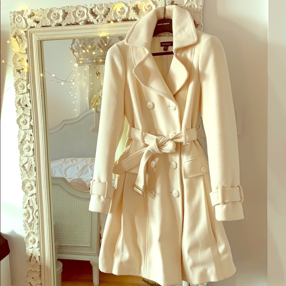 Glam Bebe coat with detachable real fur/ rabbit/